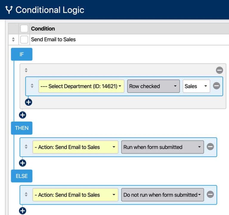 Create a Form Recipient Selector Using Conditional Logic - WS Form
