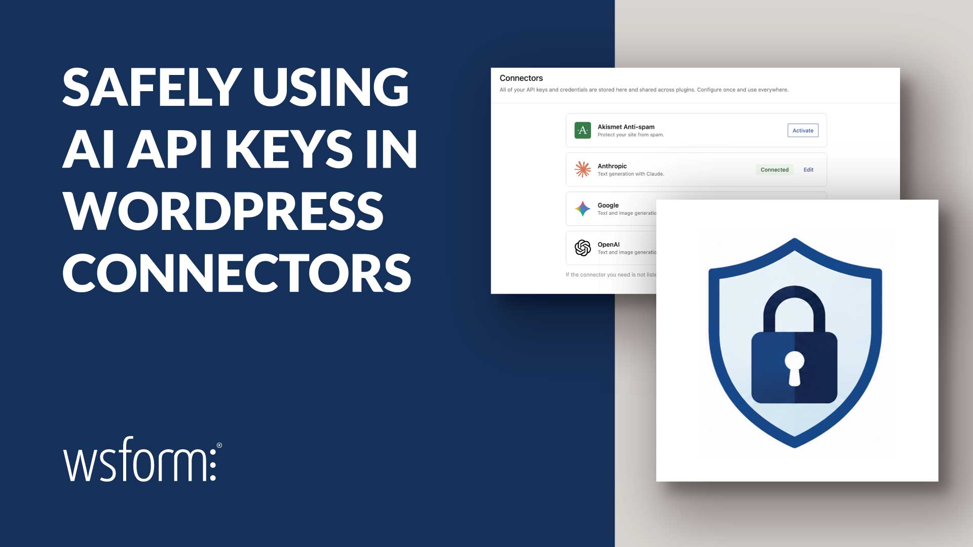 Safely Using AI API Keys in WordPress Connectors