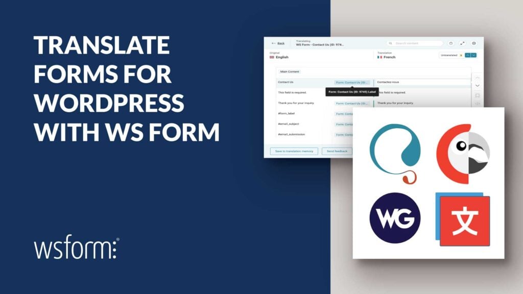 Translate Forms for WordPress with WS Form