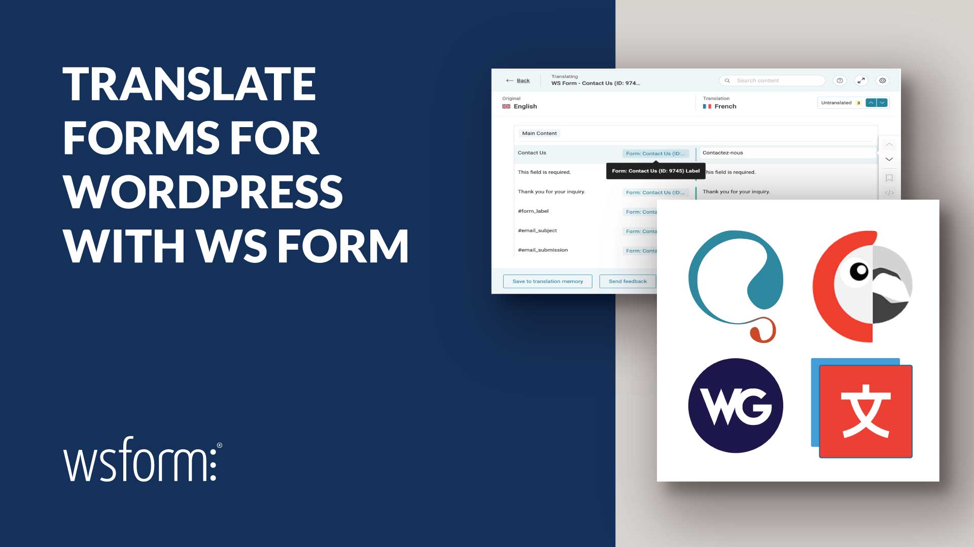 Translate Forms for WordPress with WS Form