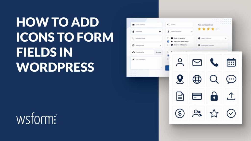 How to Add Icons to Form Fields in WordPress