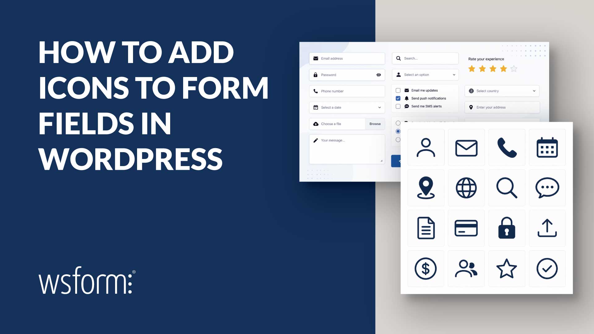 How to Add Icons to Form Fields in WordPress